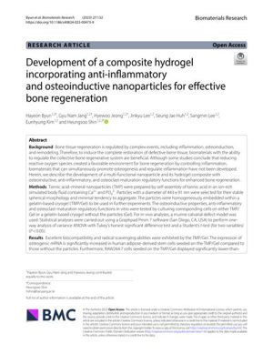 Osteoinductieve Hydrogelen voor Weefselregeneratie en Beenderherstel!